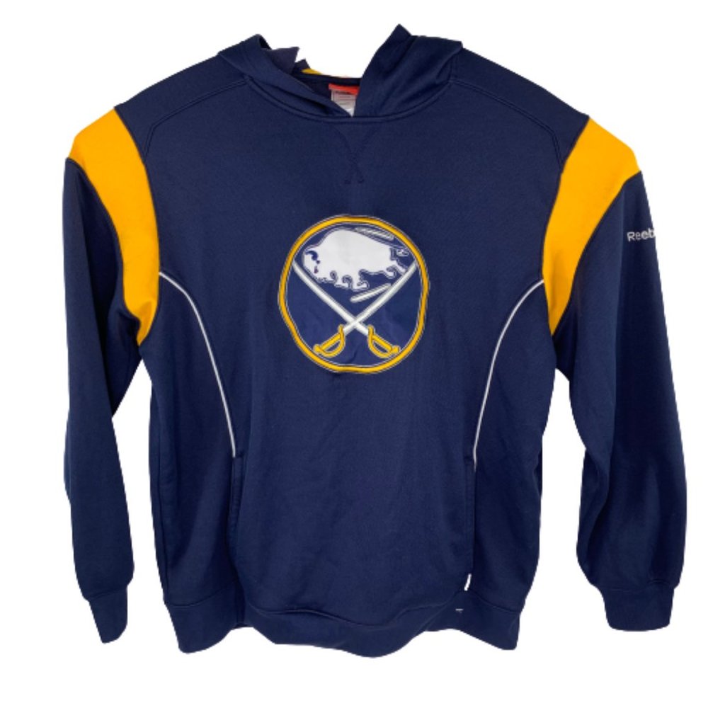 Reebok Buffalo Sabres Blue Sweatshirt Size Large